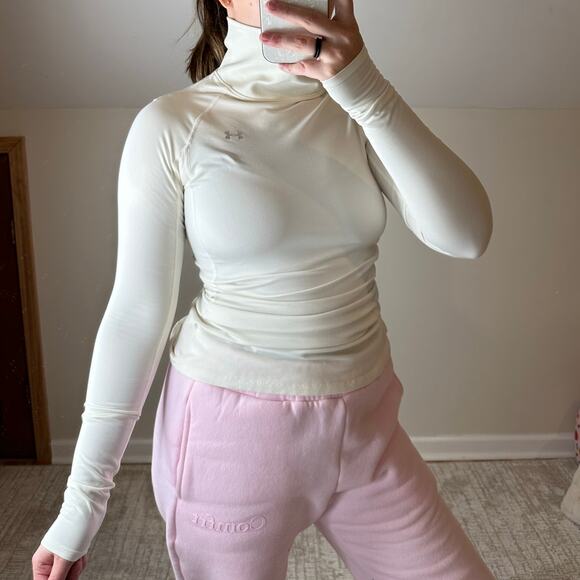 under armor: Creamy White Turtleneck - Picture 1 of 10